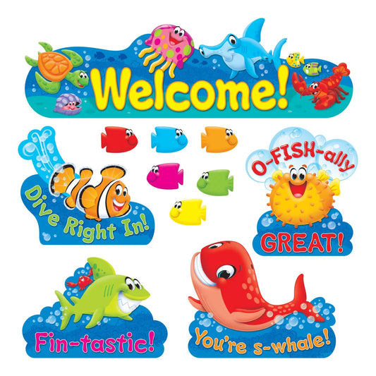 Sea Buddies® Welcome Bulletin Board Set