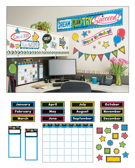 Bold Strokes Wipe-Off® Calendar  Bulletin Board Set