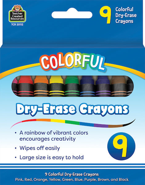 Colorful Dry-Erase Crayons