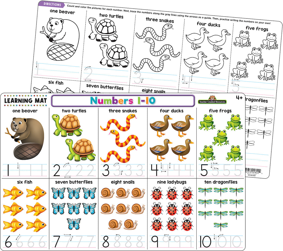 Numbers 1-10 Learning Mat