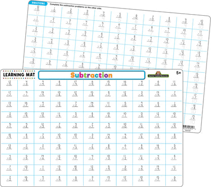 Subtraction Learning Mat