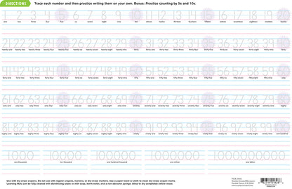 Counting 1-100 Learning Mat