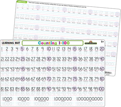 Counting 1-100 Learning Mat