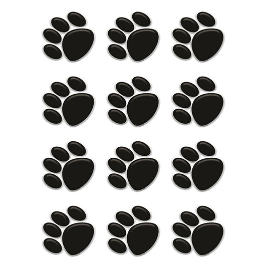 Black Paw Prints Mini Accents