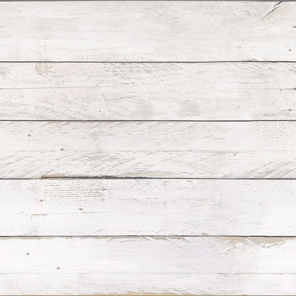 White Shiplap Peel and Stick Decorative Paper