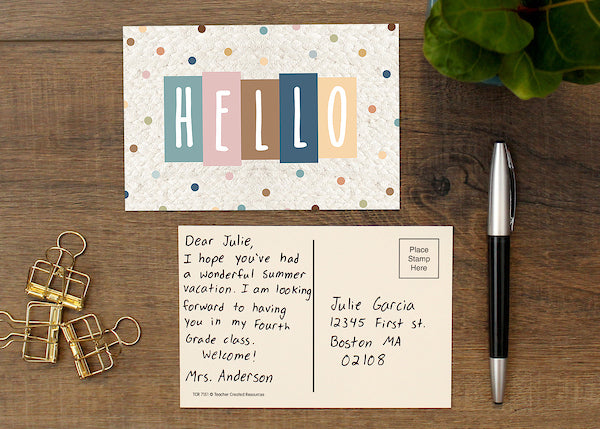 Everyone is Welcome Hello Postcards