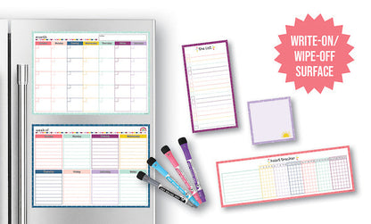 Oh Happy Day Dry-Erase Magnetic Calendar Set