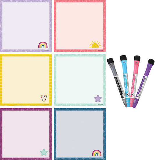 Oh Happy Day Dry-Erase Magnetic Square Notes