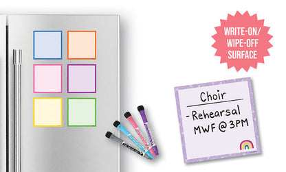 Oh Happy Day Dry-Erase Magnetic Square Notes