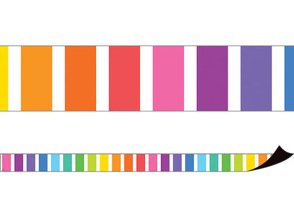 Colorful Stripes Magnetic Border