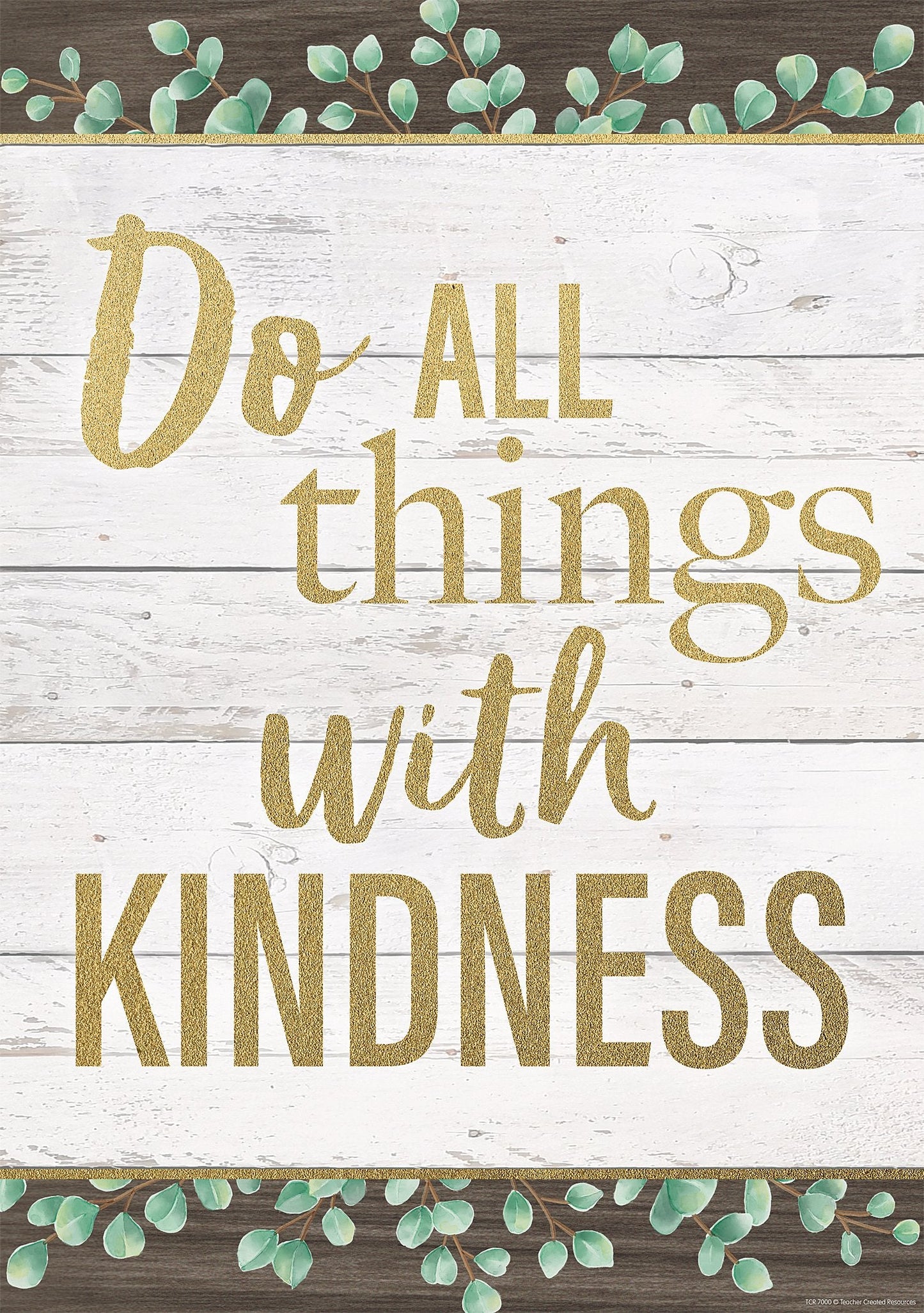 Do All Things With Kindness Positive Poster