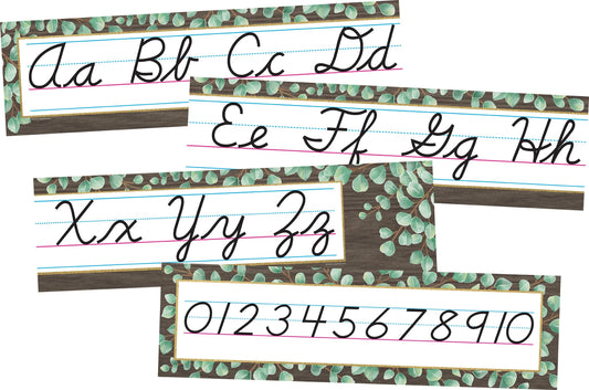 Eucalyptus Cursive Mini Bulletin Board