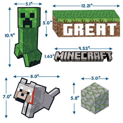 Minecraft Building A Great Year Bulletin Board Sets