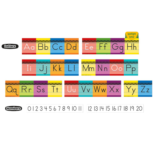 Crayola® Alphabet Mini Bulletin Board Sets