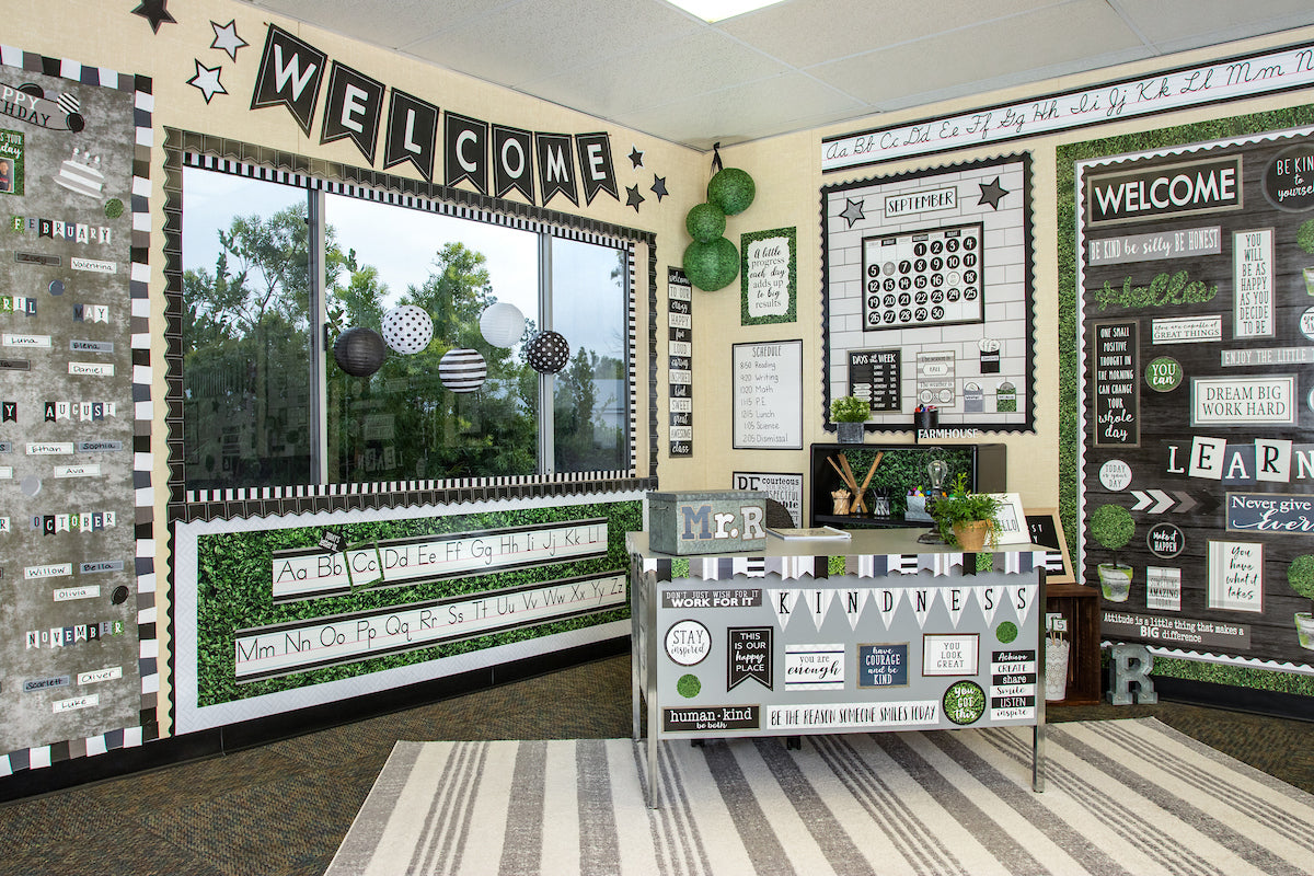 Modern Farmhouse Classroom Environment