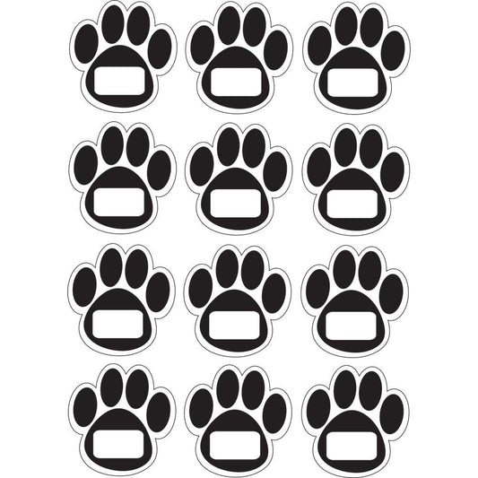 Magnetic Die-Cut Black Paws