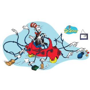 Dr Seuss Giant Cat In Car Bulletin Board Set