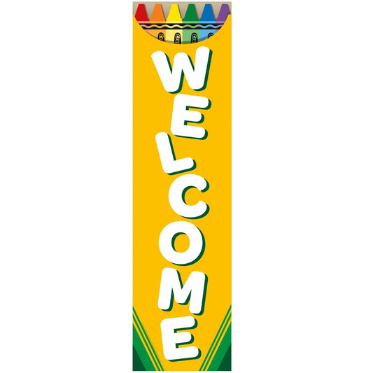 Crayola® Welcome Banner - Vertical