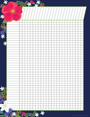 Incentive Chart - Petals Navy