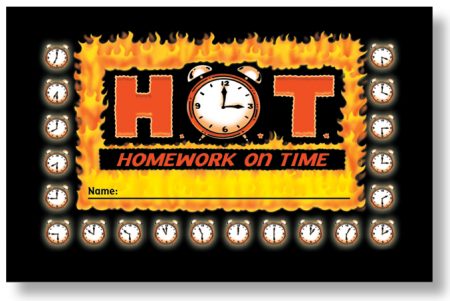 H.O.T. – Homework on Time Punch Cards