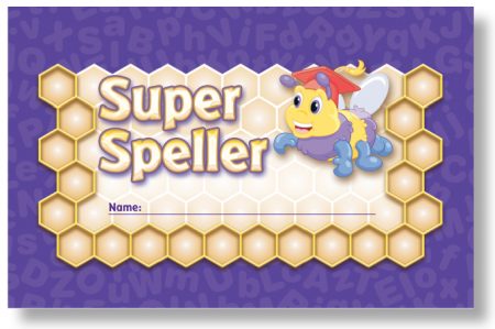 Super Speller Punch Cards