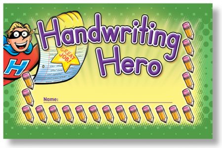 Handwriting Hero Punch Cards