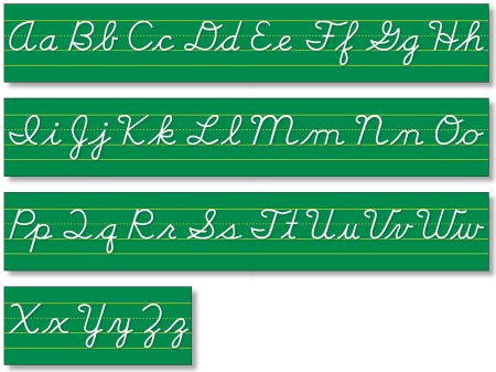 Alphabet Lines – Contemporary Cursive