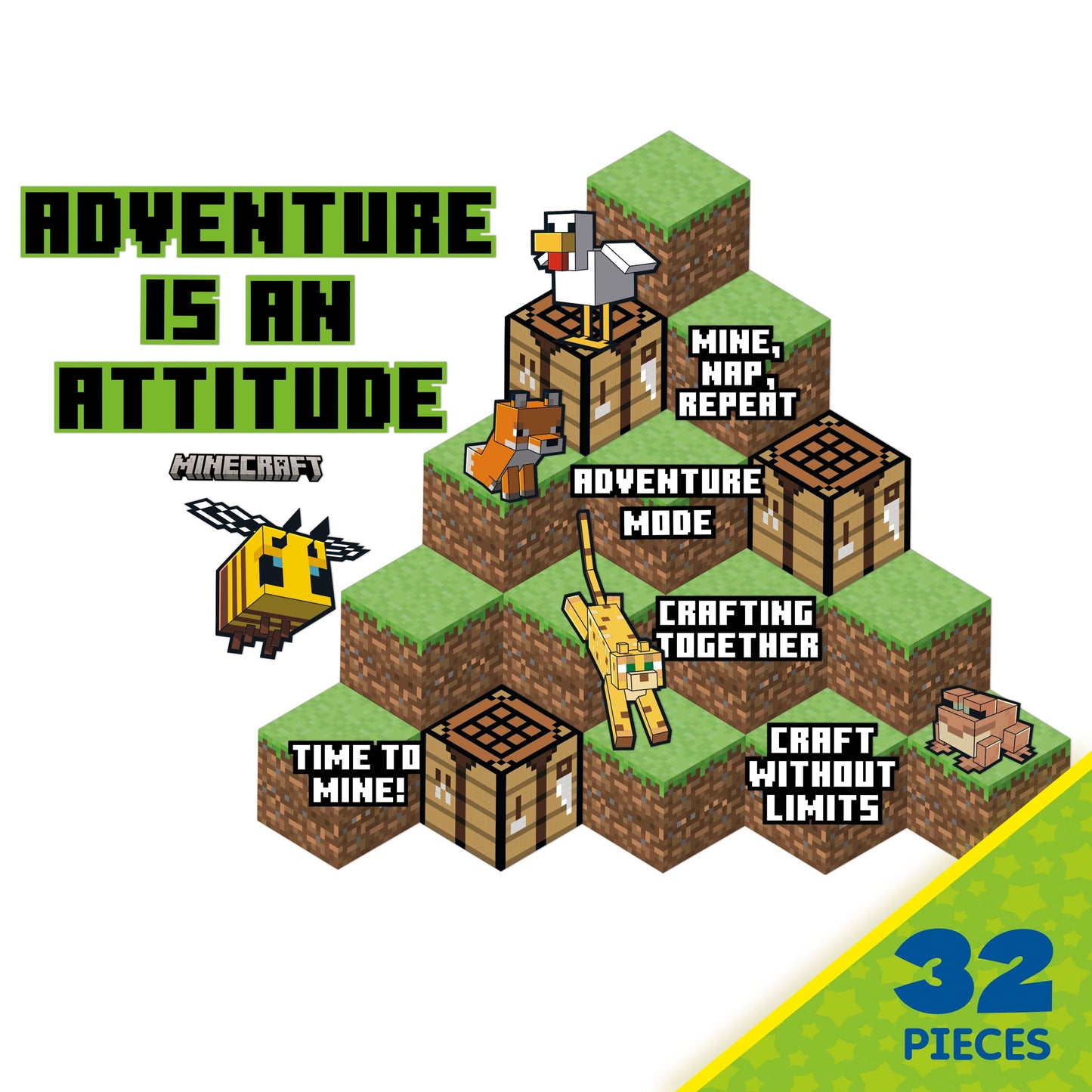 Minecraft Adventure Is An Attitude Mini Bulletin Board Sets