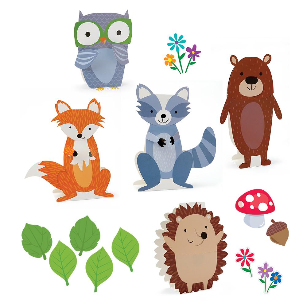 Stand-Up Woodland Friends Bulletin Board Set