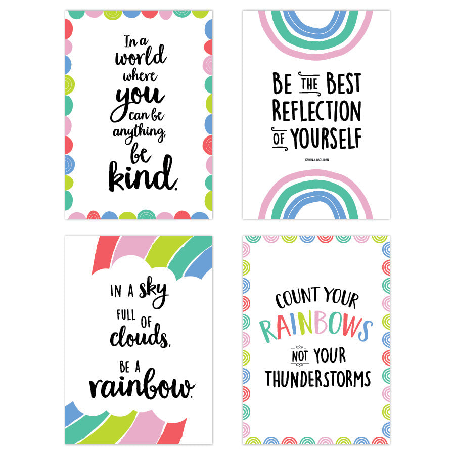 Rainbow Doodles 4-Poster Pack Inspire U Poster Pack