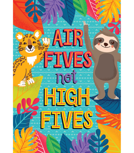 One World Air Fives Not High Fives Poster