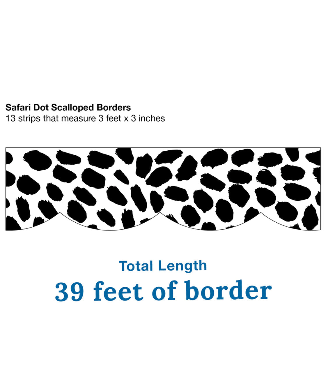 Safari Dot Scalloped Border