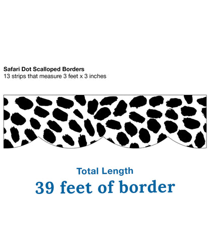 Safari Dot Scalloped Border