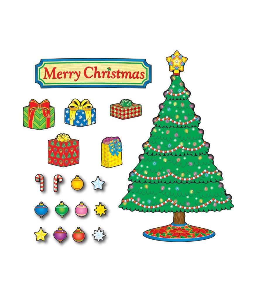 Christmas Tree Mini Bulletin Board Set