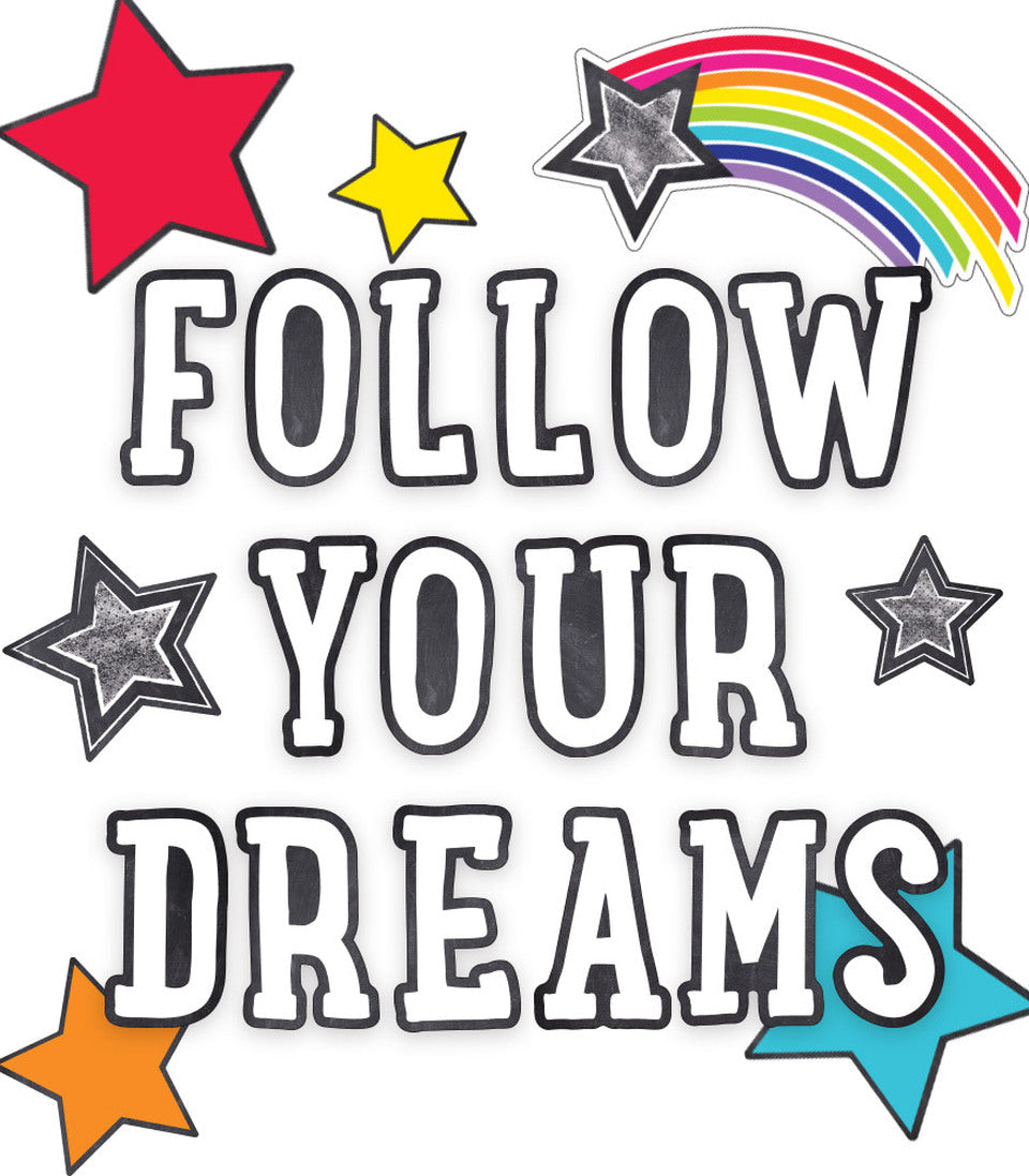 Follow Your Dreams Bulletin Board Set