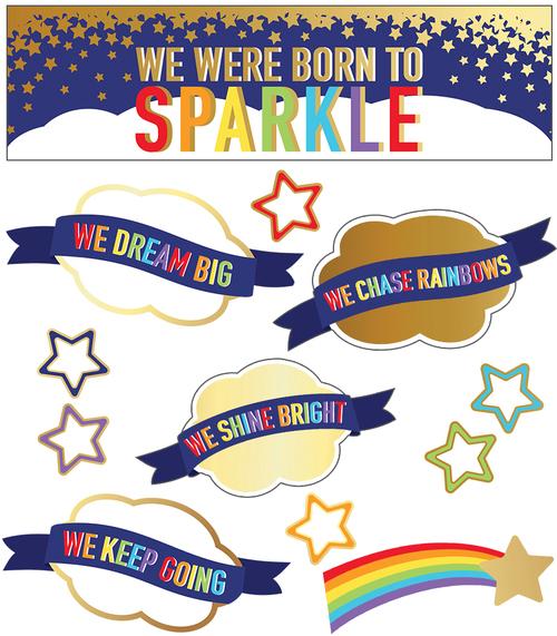 We Were Born to Sparkle Mini Bulletin Board Set