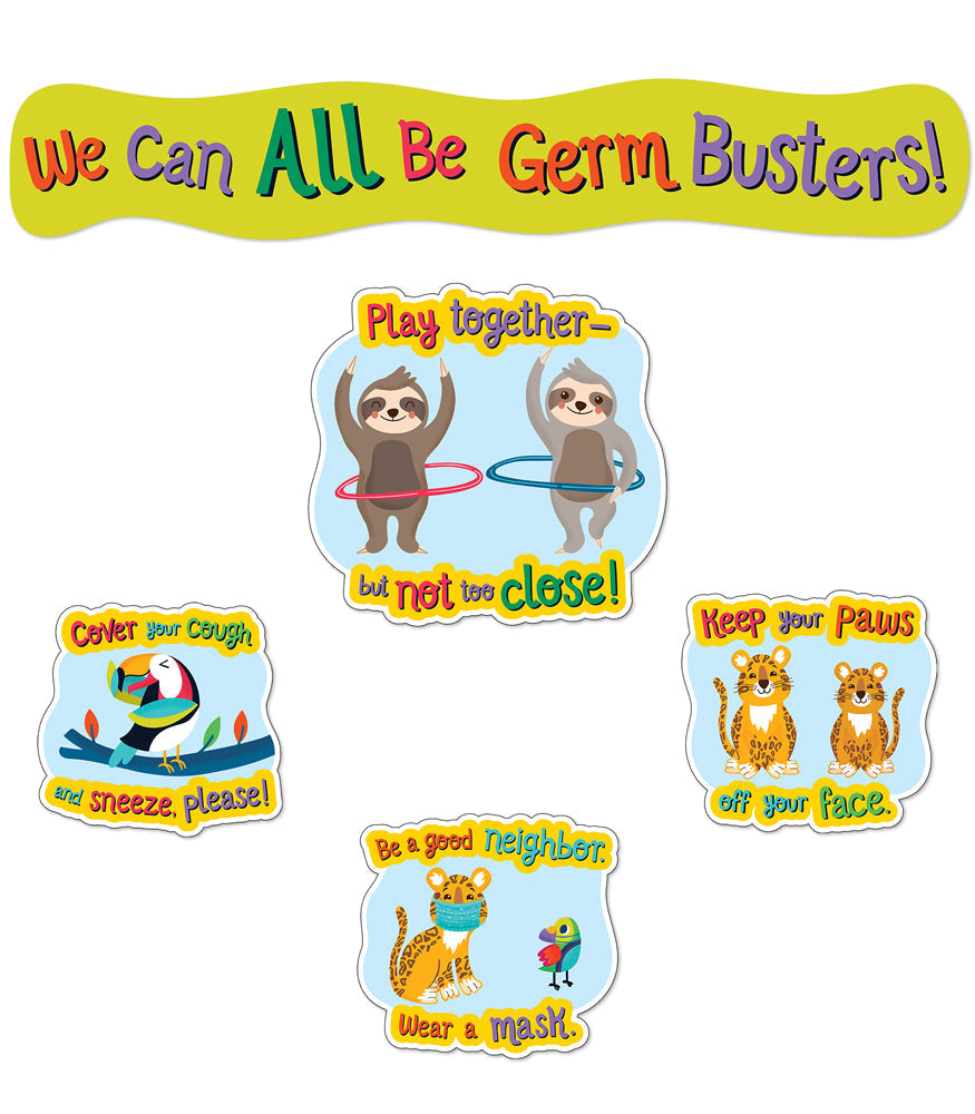 One World Germ Busters Bulletin Board Set