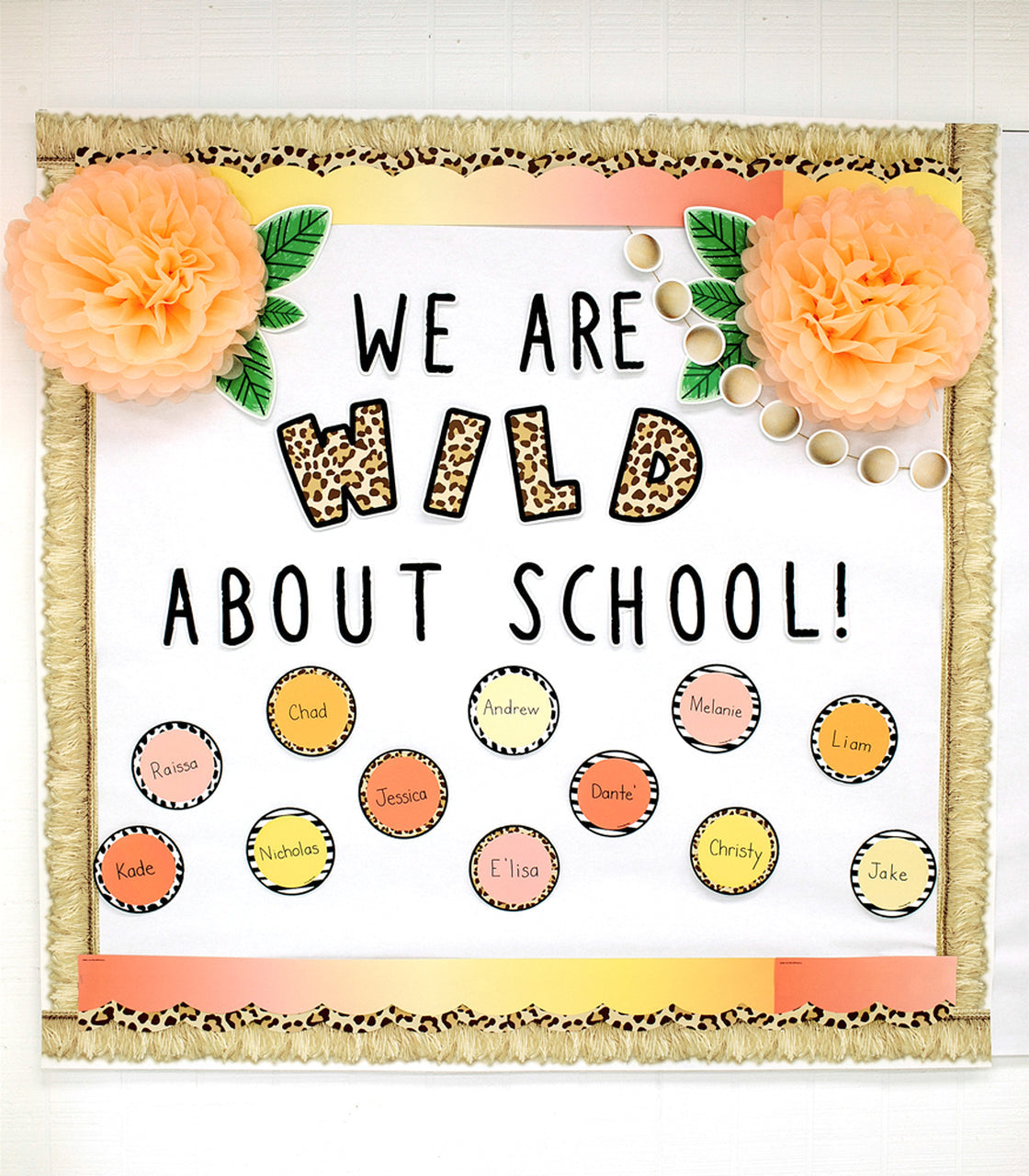 We Are Wild about School Bulletin Board Set