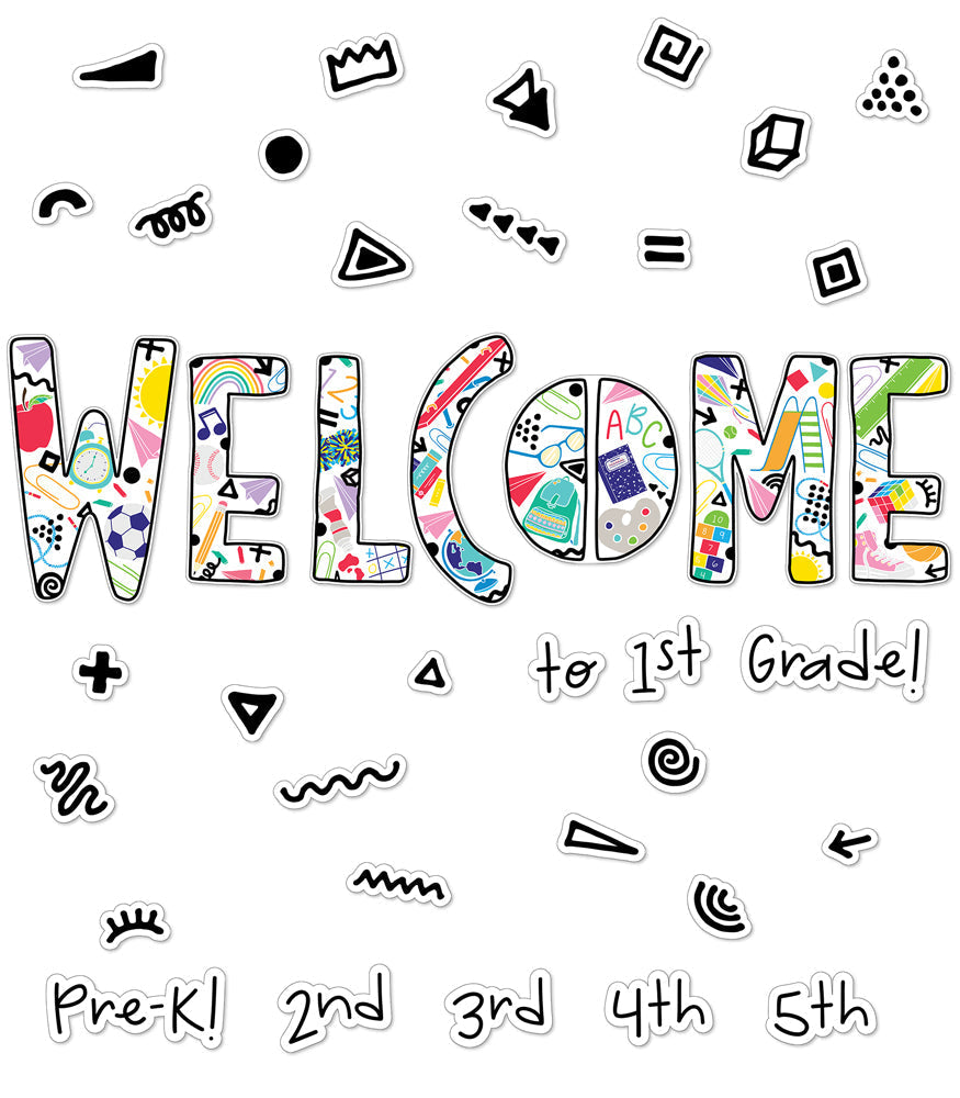 Happy Place Welcome Bulletin Board Set
