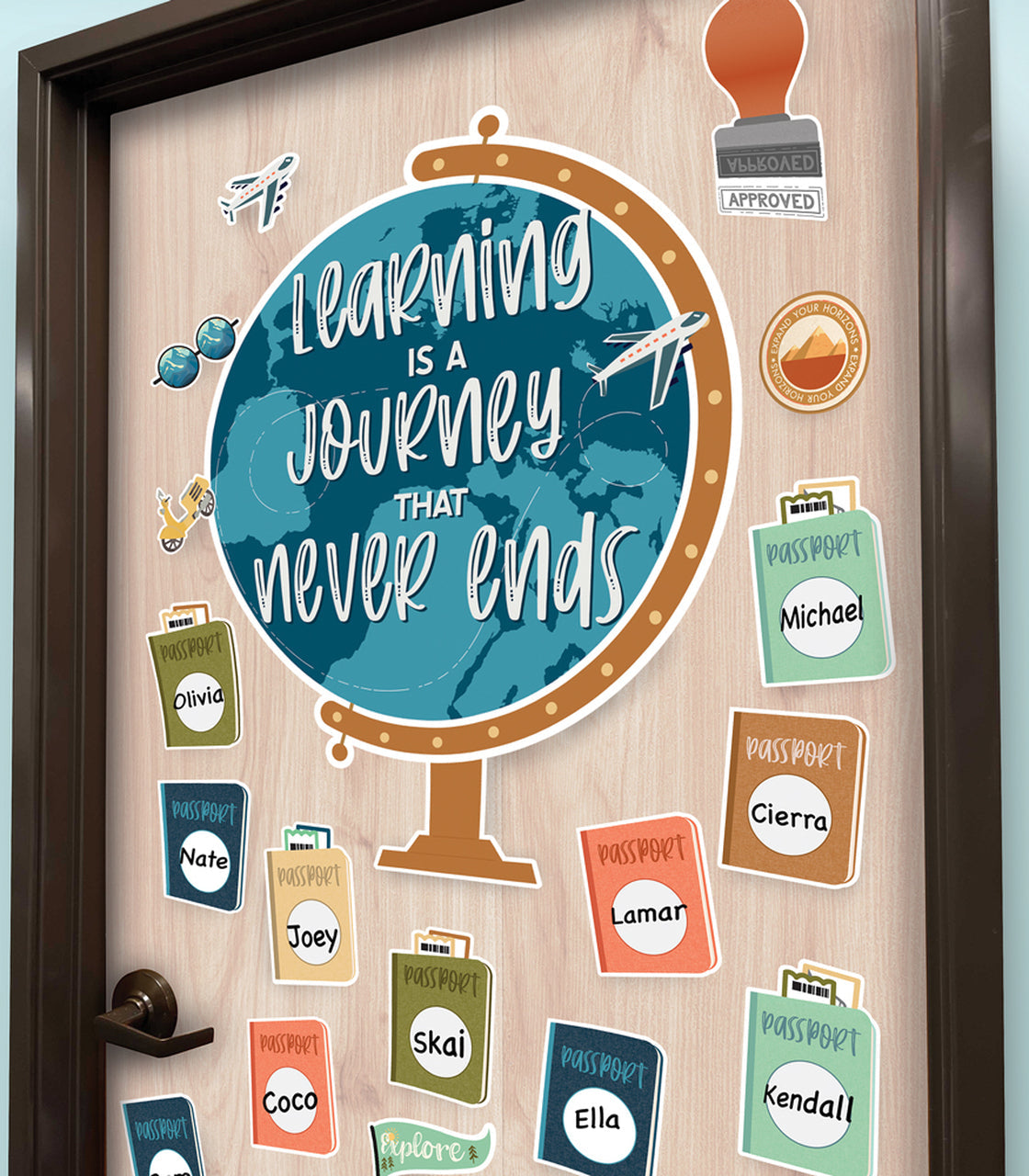 Learning Is a Journey Bulletin Board Set