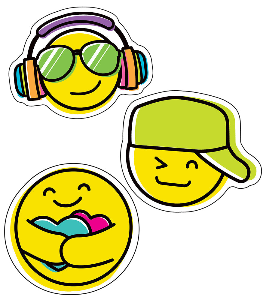 Kind Vibes Smiley Faces Cut-Outs