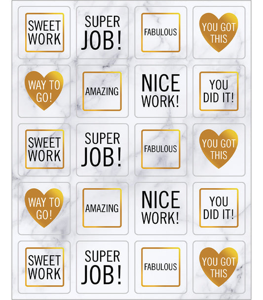 Simply Boho Motivators Shape Stickers
