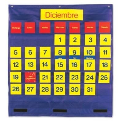 Bilingual Monthly Calendar Chart