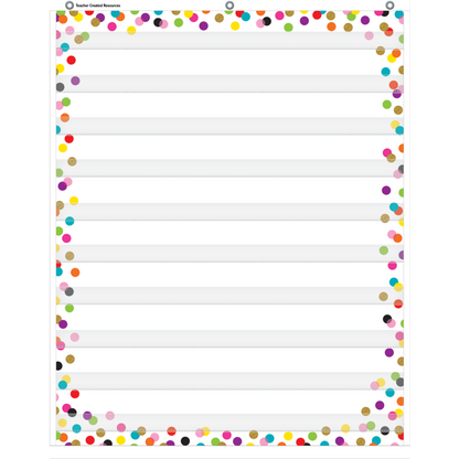 Confetti 10 Pocket Chart (34" x 44")