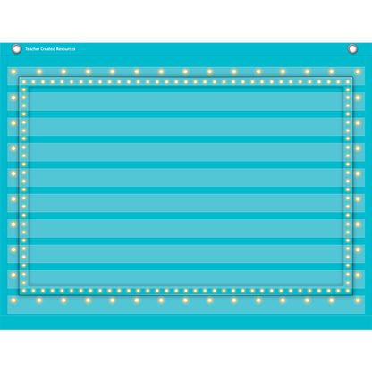 Light Blue Marquee Mini Pocket Chart