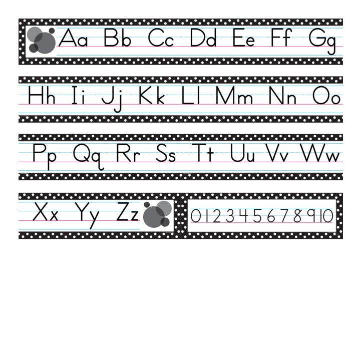 Black Polka Dots Traditional Printing Mini Bulletin Board