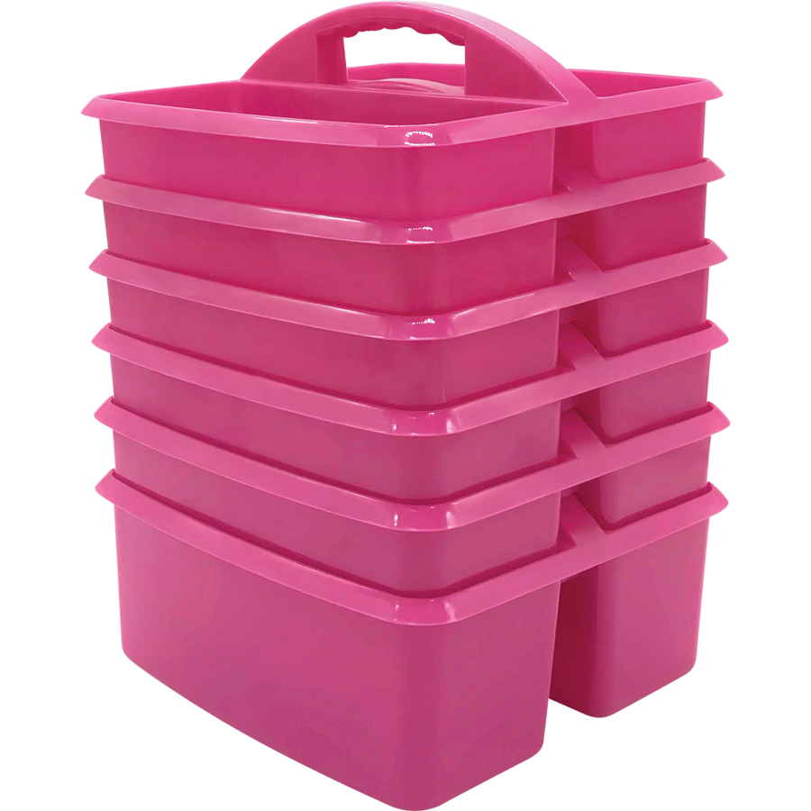 Blush Plastic Storage Caddy