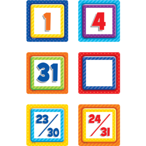 Playful Patterns Calendar Days