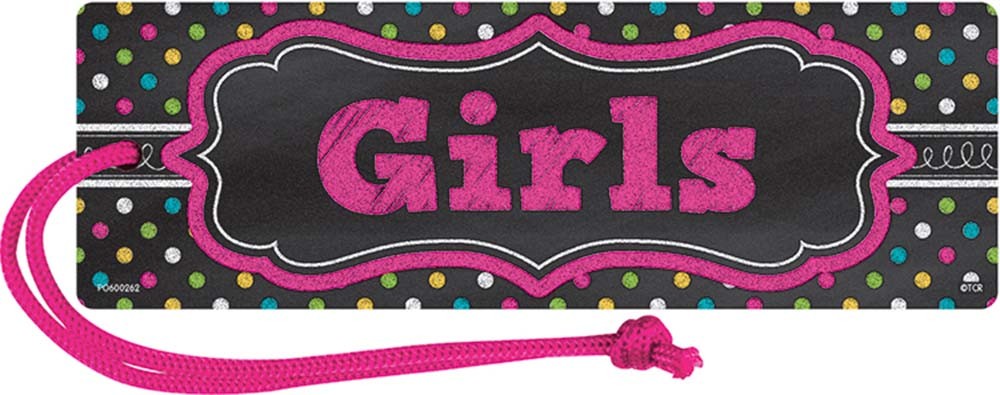 Chalkboard Brights Magnetic Girls Pass