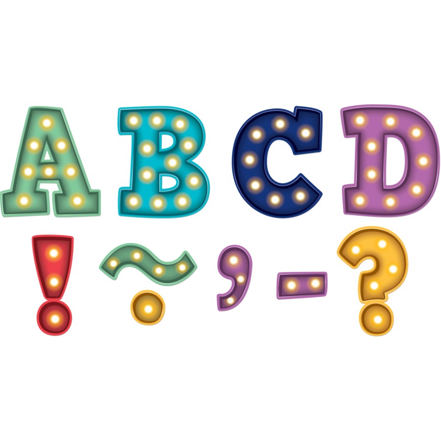 Marquee Bold Block 3" Magnetic Letters